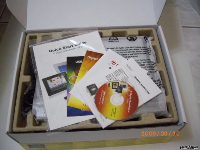 創見TRANSCEND T.photo PF810K 8吋 2GB數位像框(開箱文)