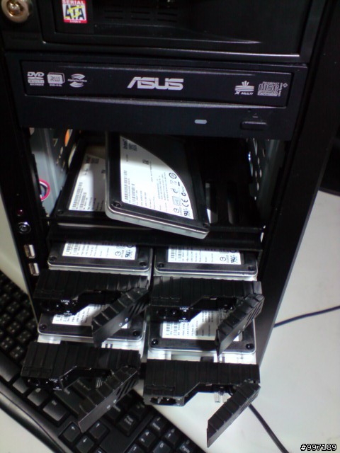 [測試] SSD X25-M G2 160G 6顆在 SB850 / ICH10R / P55 / SB710 /  Dell PERC 6i  上的測試