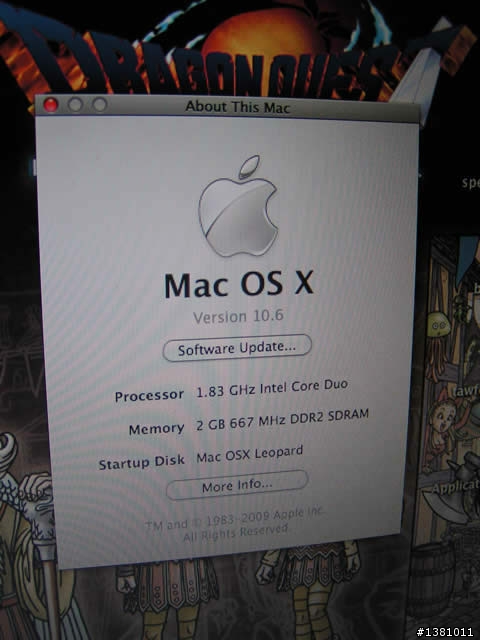 Mac OSX Snow Leopard 升級記