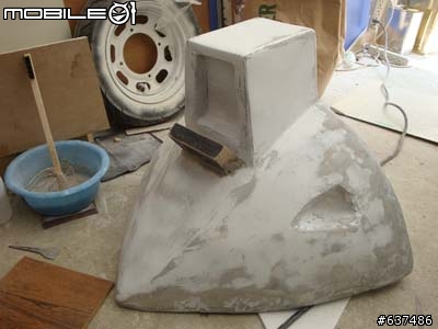 DIY-小豹邊車製作-第19篇-"不專業改裝部"—車體上FRP打磨02
