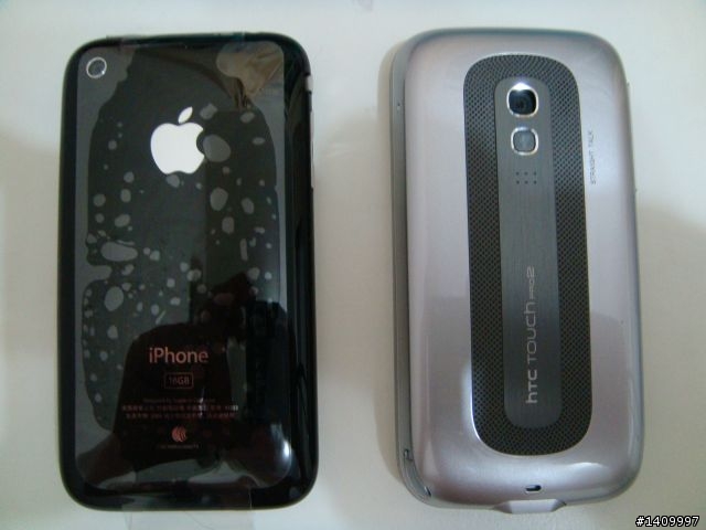 [分享]HTC TP2與Apple iphone 3GS 外型比一比. (圖片多)