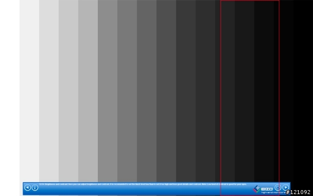 Dell ultrasharp u2410 sRGB/adobe RGB模式下深灰色中的雜點