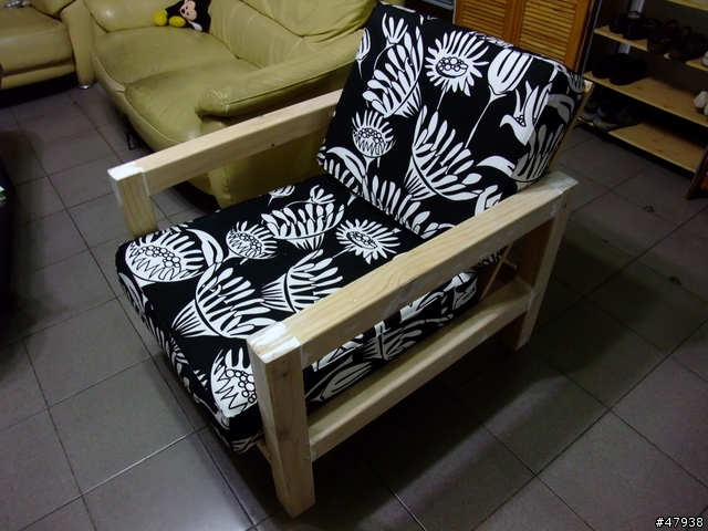 自找麻煩之單人木沙發DIY