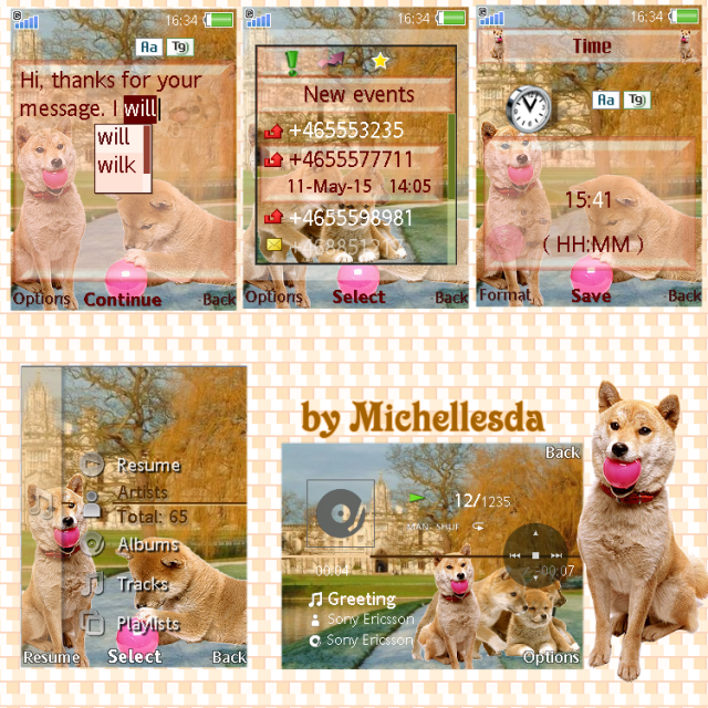 [240*320] 柴犬  &  哈士奇幼犬