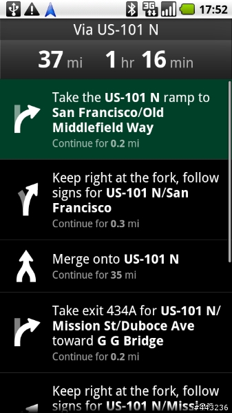 [Google Maps 進化] Google Maps Navigation for Android 2.0 (免費導航軟體)