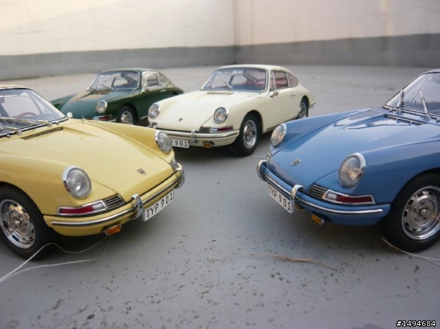 模型車收藏分享[014-CMC-M067, 1/18, Porsche 901 Coupé,  1964]