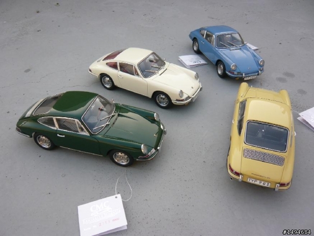 模型車收藏分享[014-CMC-M067, 1/18, Porsche 901 Coupé,  1964]