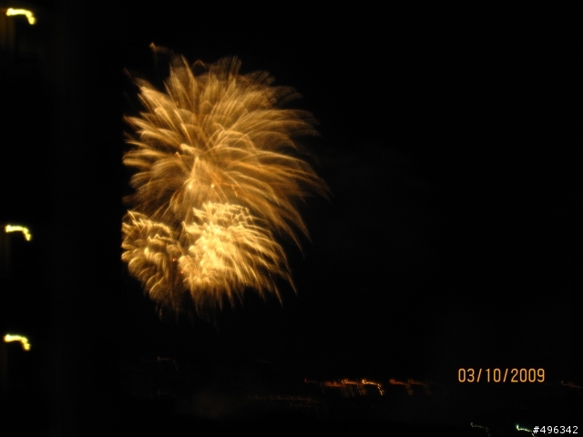 中秋月夜及烟花