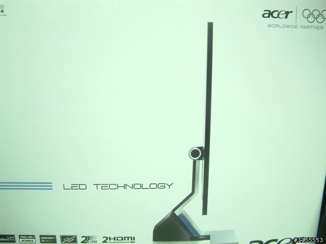 [不專業開箱]ACER 24 型 LED 液晶螢幕-S243HL-對led背光有興趣的可以參考參考