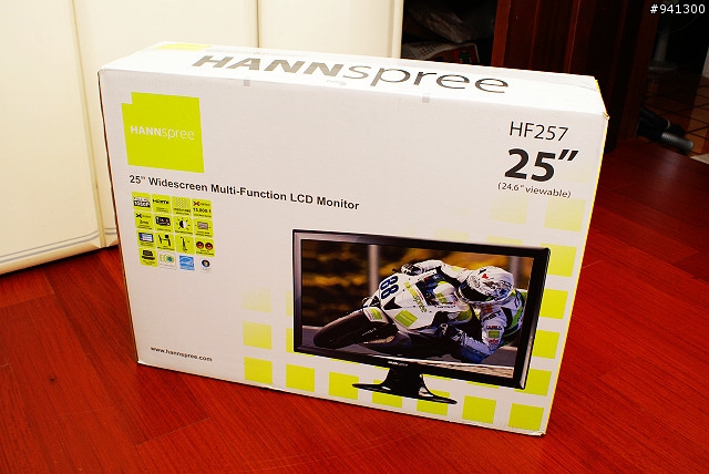 平價享受！ HANNSpree HF257  2組HDMI的25" LCD開箱