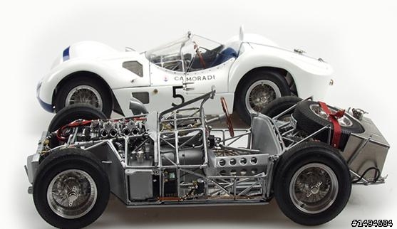 模型車收藏分享[001-CMC, 1/18, Maserati Tipo 61 Birdcage, 1961]