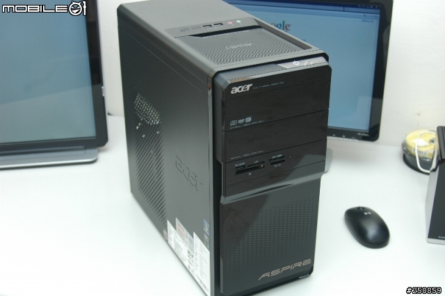 【開箱】平價的文書機 acer Aspire M3202 搭配 acer P221W(預載Windows7)