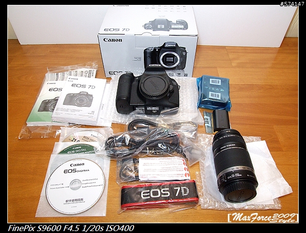 [開箱]開不膩之Canon 7D+55-250 IS開箱文