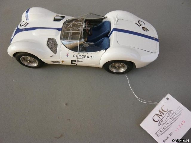 模型車收藏分享[001-CMC, 1/18, Maserati Tipo 61 Birdcage, 1961]