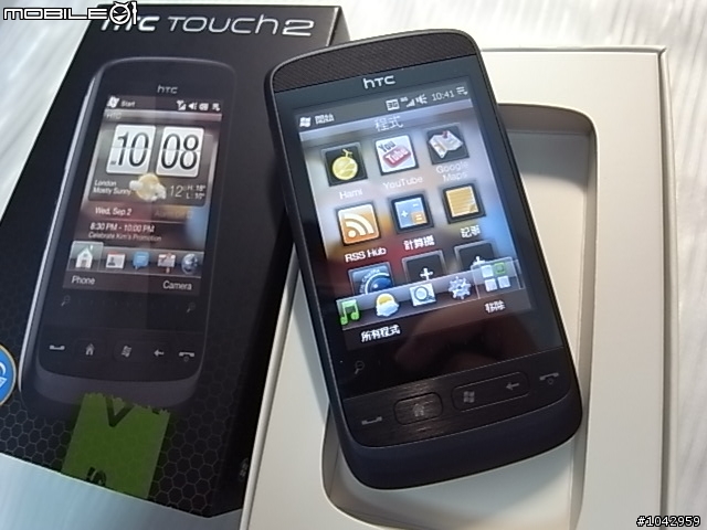 htc touch 2 開箱文～全台我最快（生日：2009/10/1 星座：wm6.5!長相：新FLO彩色2D）