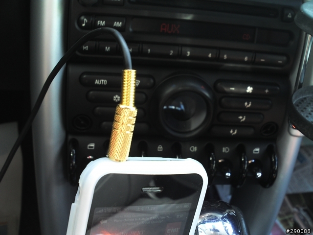 mini cooper R50 R53 DIY AUX IN