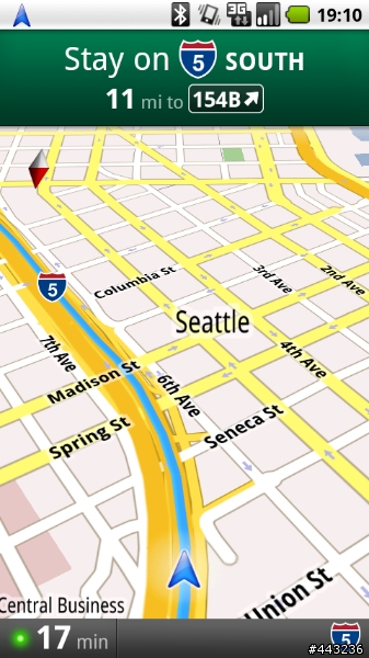 [Google Maps 進化] Google Maps Navigation for Android 2.0 (免費導航軟體)