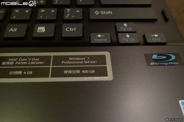 今天入手了Sony VAIO Z57 藍光燒錄機版本（2009 / 10 / 25 / 更新Windows 體驗指數分享）