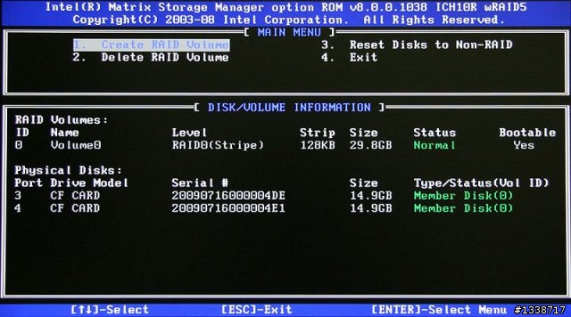 [測試]一次裝兩顆才夠快：錸德555X 16GB CF記憶卡「偽SSD」之Raid 0篇