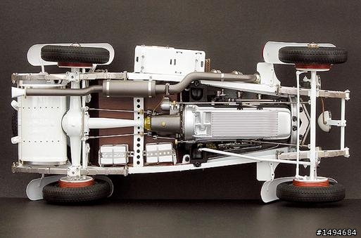 模型車收藏分享[004-CMC-M055, 1/18, Mercedes-Benz SSKL, Mille Miglia, 1931（白象）]