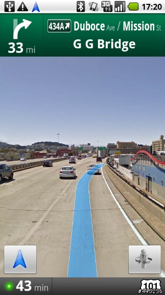 [Google Maps 進化] Google Maps Navigation for Android 2.0 (免費導航軟體)