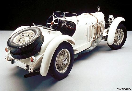 模型車收藏分享[004-CMC-M055, 1/18, Mercedes-Benz SSKL, Mille Miglia, 1931（白象）]