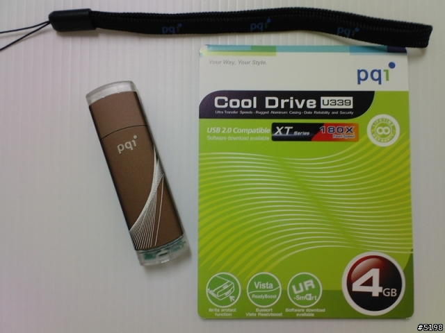 [簡單測試]PQI 勁永 Cool Drive U339XT 4GB 隨身碟