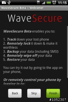 Wave secure - Gphone 的守護神。