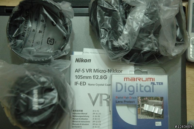 NIKON AF-S Micro-Nikkor 105mm f2.8G IF-ED 簡易開箱文