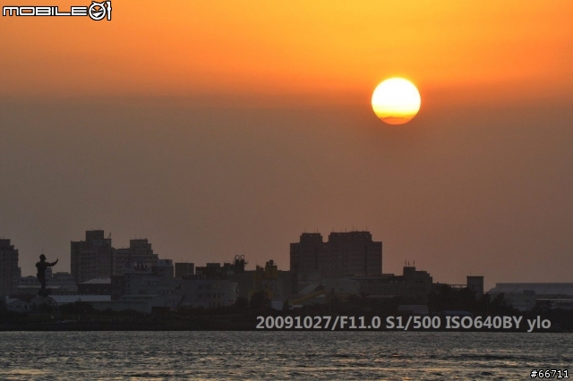 [求教]D90拍夕陽旁為何有一圈黑影？