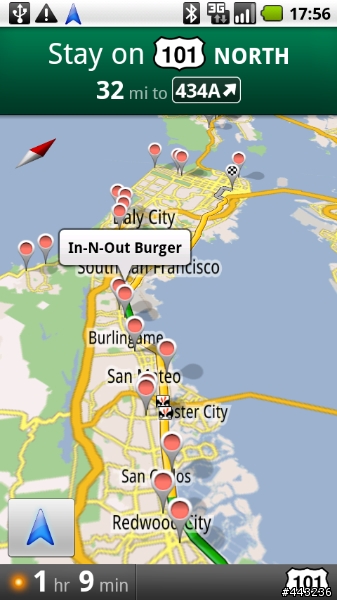 [Google Maps 進化] Google Maps Navigation for Android 2.0 (免費導航軟體)