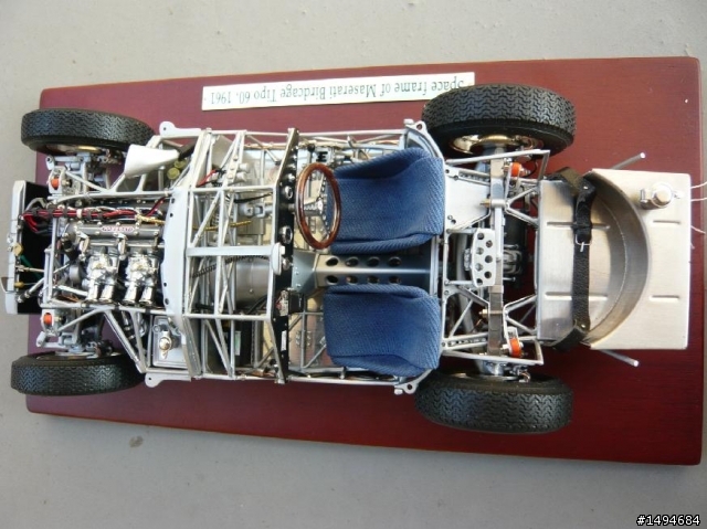 模型車收藏分享[001-CMC, 1/18, Maserati Tipo 61 Birdcage, 1961]