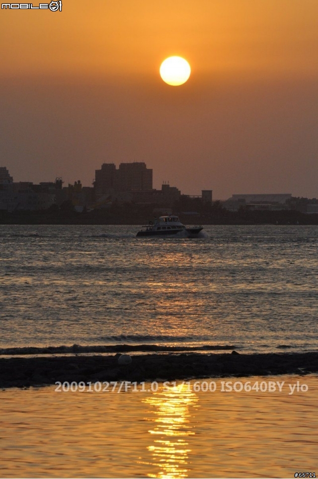[求教]D90拍夕陽旁為何有一圈黑影？