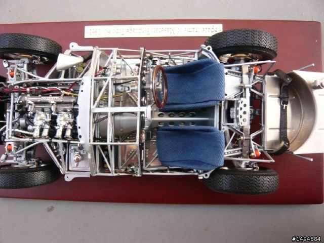 模型車收藏分享[001-CMC, 1/18, Maserati Tipo 61 Birdcage, 1961]