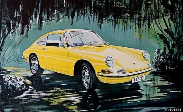 模型車收藏分享[014-CMC-M067, 1/18, Porsche 901 Coupé,  1964]