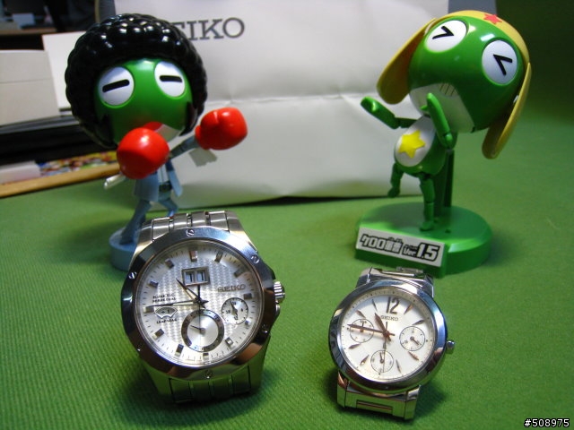 Seiko Lukia 女用錶及Brightz 男用錶之KERORO簡易開箱