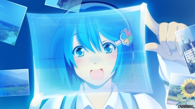 Windows 7 OS Tan 水樹奈奈 主題