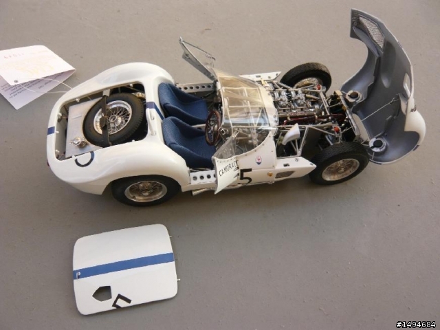 模型車收藏分享[001-CMC, 1/18, Maserati Tipo 61 Birdcage, 1961]