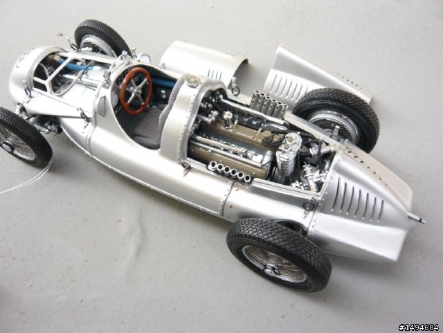 模型車收藏分享[002-CMC-M027, 1/18, Auto-Union Typ D, 1938]