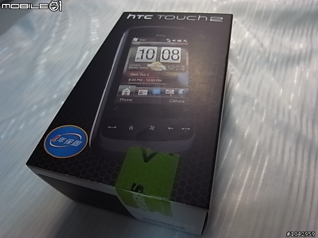 htc touch 2 開箱文～全台我最快（生日：2009/10/1 星座：wm6.5!長相：新FLO彩色2D）