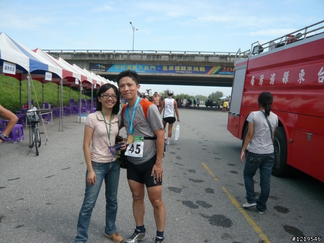 20091003颱風前的台東123公里超級鐵人賽