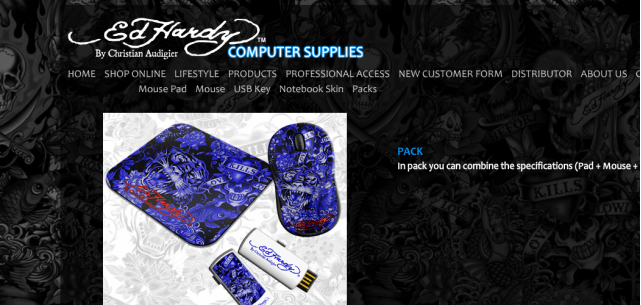 [分享] ED HARDY 圖騰滑鼠組合