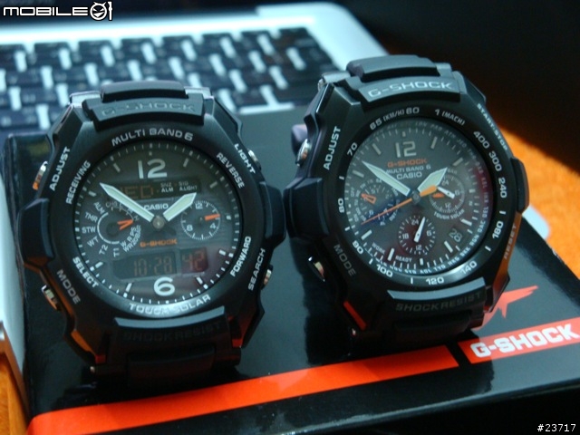 （分享）CASIO G-SHOCK 航空飛行系列-電波雙雄