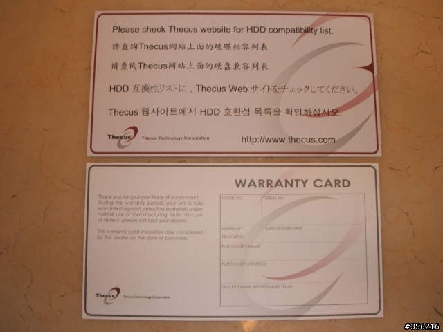 [開箱] Thecus N4100PRO NAS