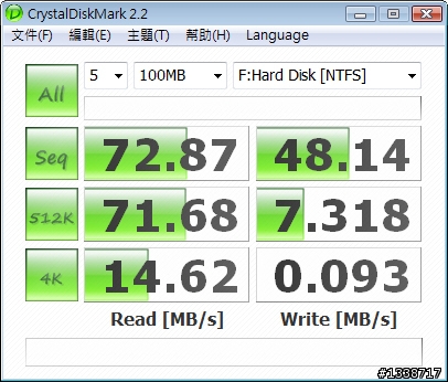 [測試]錸德555X 16GB CF記憶卡與233X同場廝殺之SSD篇