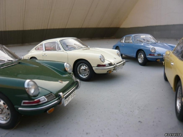 模型車收藏分享[014-CMC-M067, 1/18, Porsche 901 Coupé,  1964]