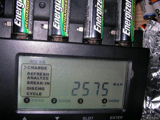 3號低自放電池內容量實測