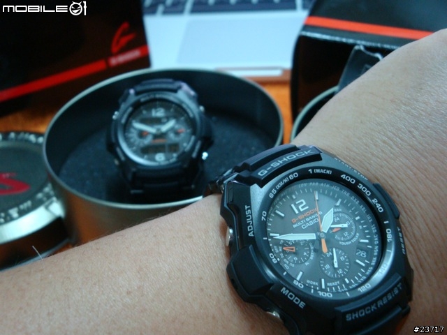 （分享）CASIO G-SHOCK 航空飛行系列-電波雙雄