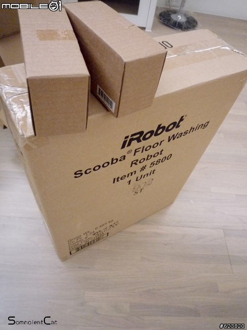 IRobot Scooba 330 到家囉!!
