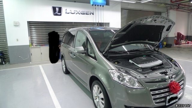 <11/03補數位天線照片>LUXGEN 簡單交車開箱及貼隔熱紙 之有圖有真相